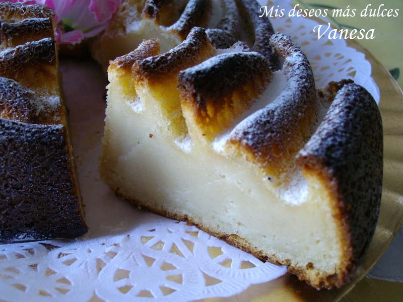 Bizco-pudding de queso y baileys