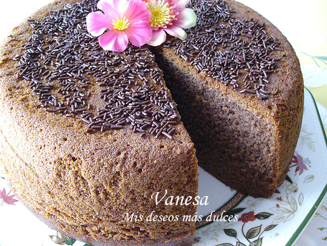 Bizcocho de chocolate 2