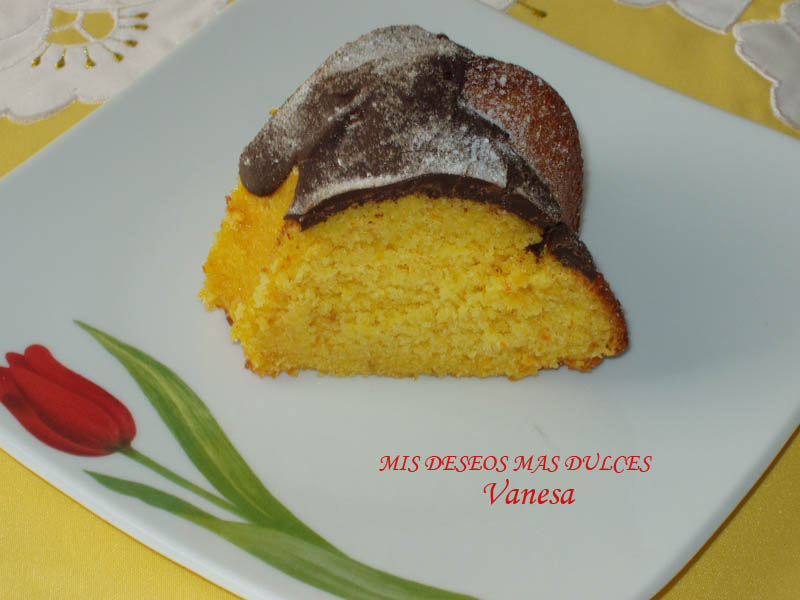 Bizcocho de mandarina y chocolate