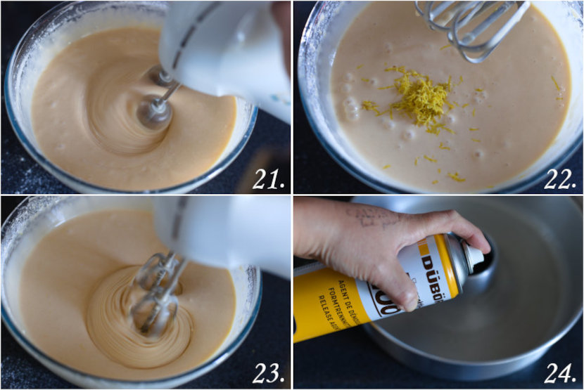 Bizcocho de yogur de limón