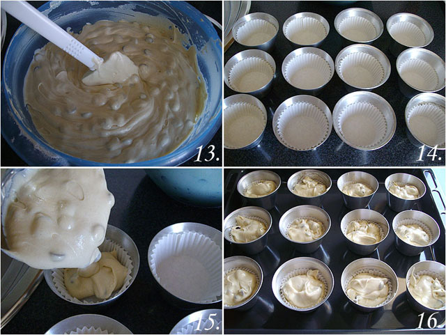 Magdalenas de Baileys y chips de chocolate