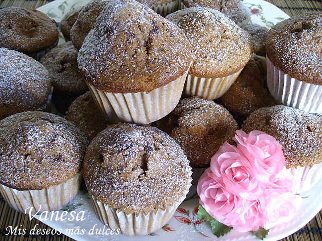 Magdalenas de vino tinto