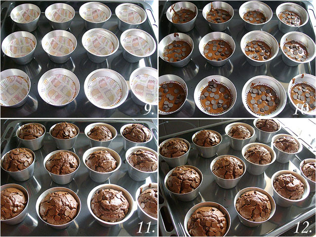 Muffins de chocolate (tipo Starbucks®)