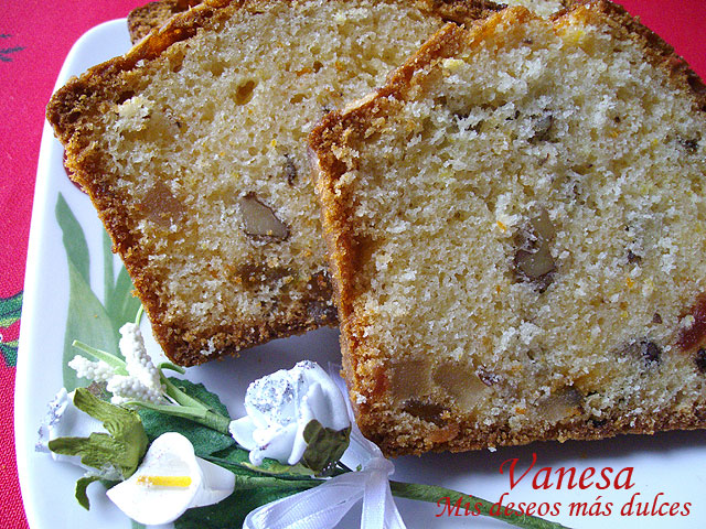 Plum cake de Navidad