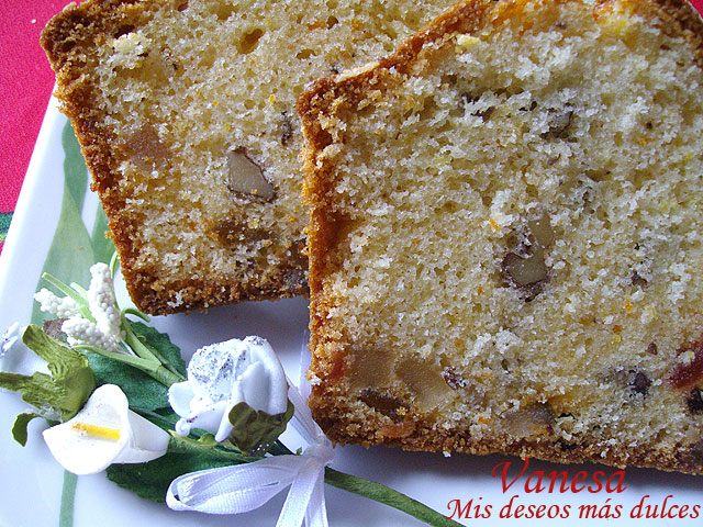 Plum cake de Navidad