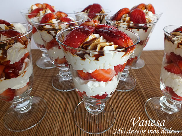 Fresas con nata