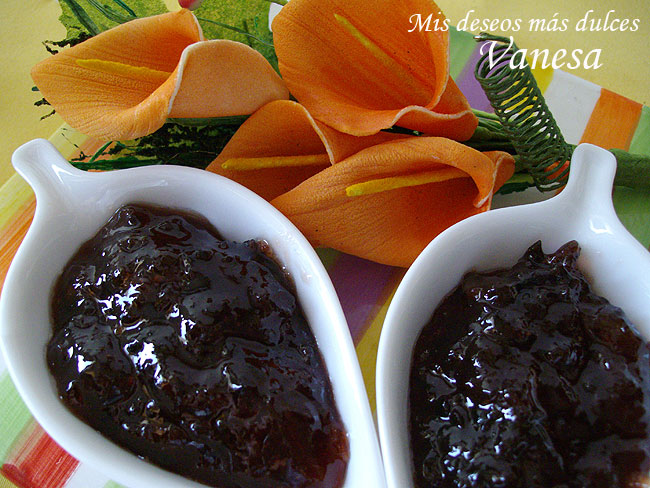 Mermelada de ciruela roja
