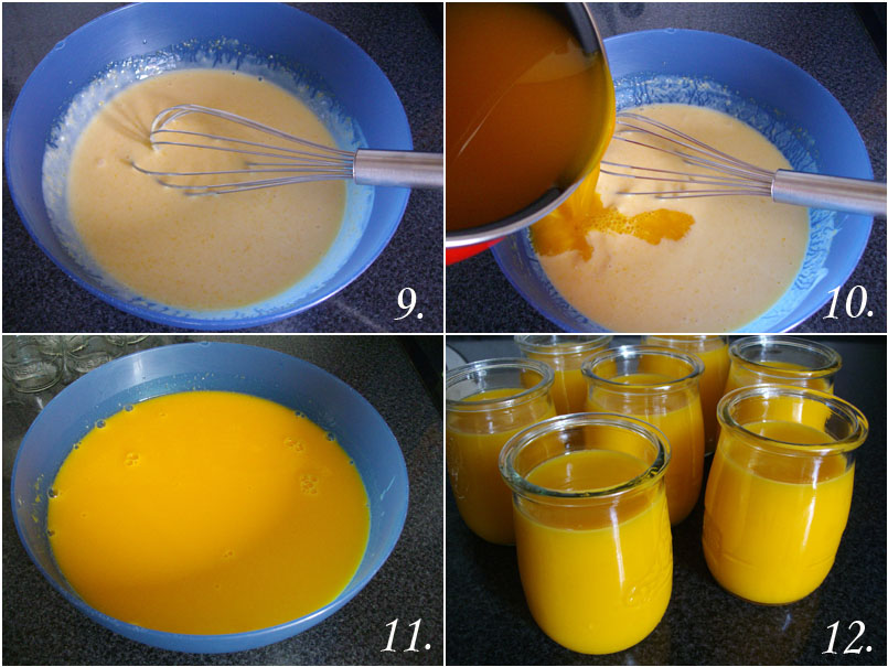 Vasitos de naranja y mandarina