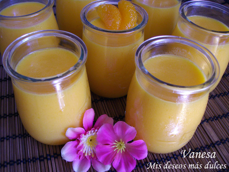 Vasitos de naranja y mandarina