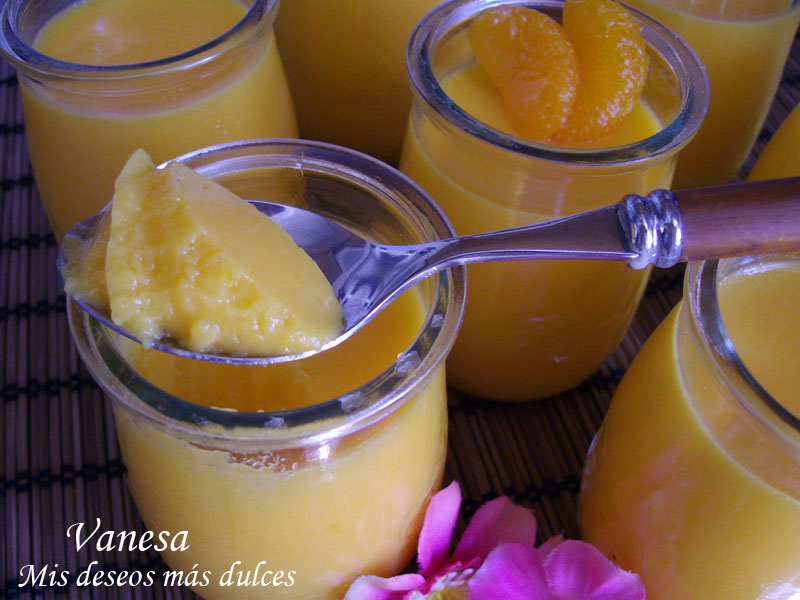 Vasitos de naranja y mandarina