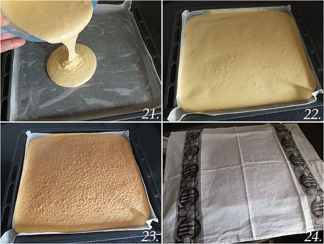 Brazo de gitano de mousse de chocolate