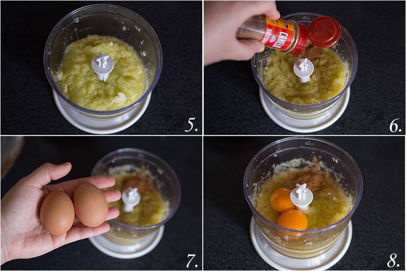 Tortitas de avena y manzana