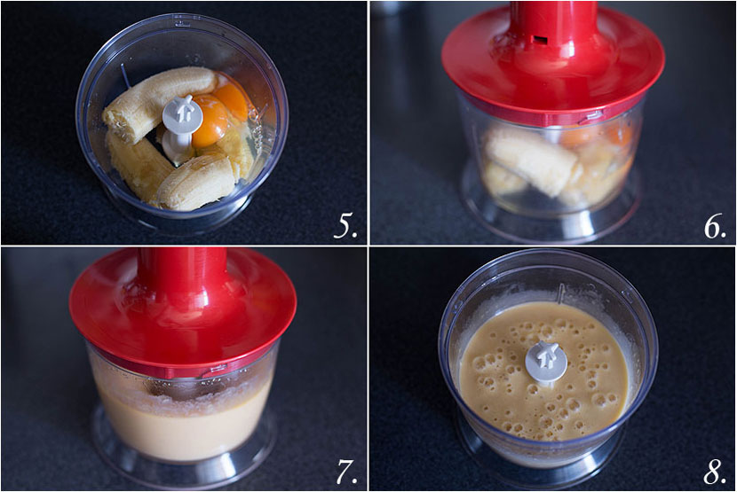 Tortitas de avena y plátano