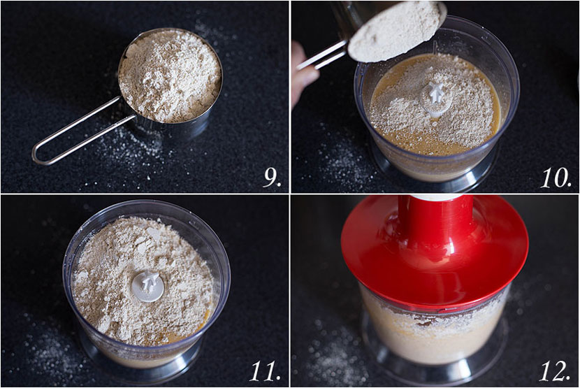 Tortitas de avena y plátano