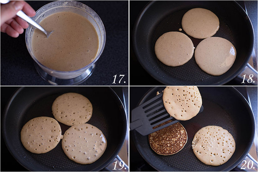 Tortitas de avena y plátano