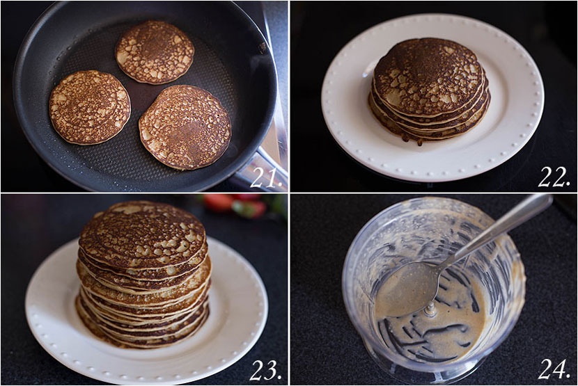 Tortitas de avena y plátano
