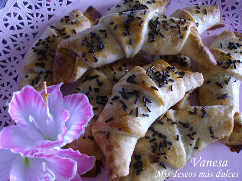 Croissants de chocolate