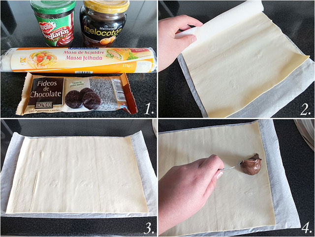 Napolitanas de chocolate