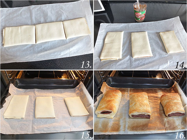 Napolitanas de chocolate