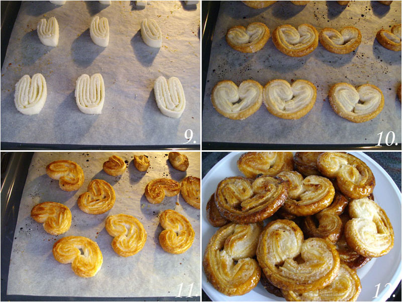 Palmeritas de hojaldre