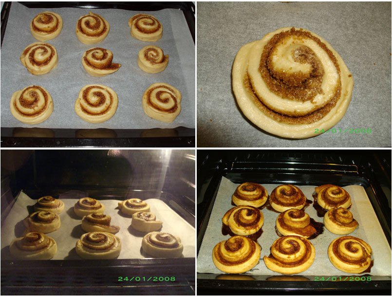 Rollos de canela (Cinnamon rolls)
