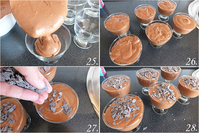Mousse de chocolate