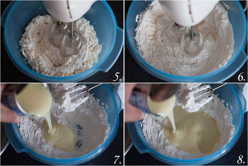 Postre de café y galletas