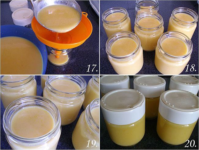 Vasitos de melocotón