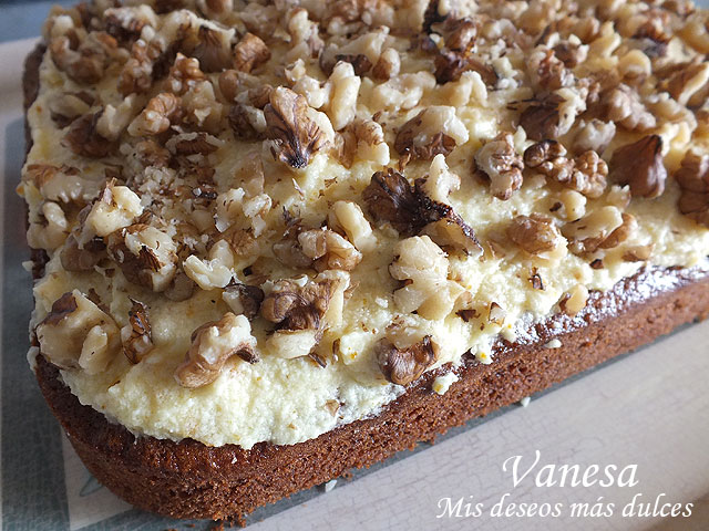 Carrot cake (Pastel de zanahoria)