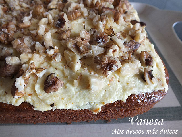 Carrot cake (Pastel de zanahoria)