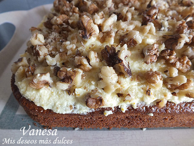 Carrot cake (Pastel de zanahoria)