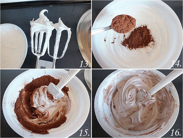 Pavlova de chocolate