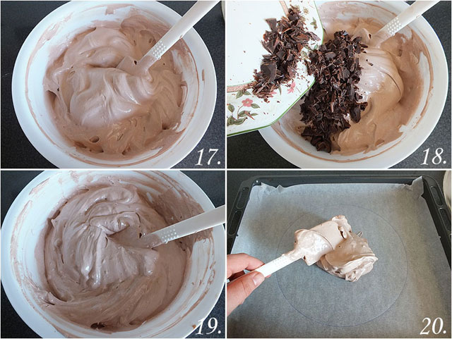 Pavlova de chocolate