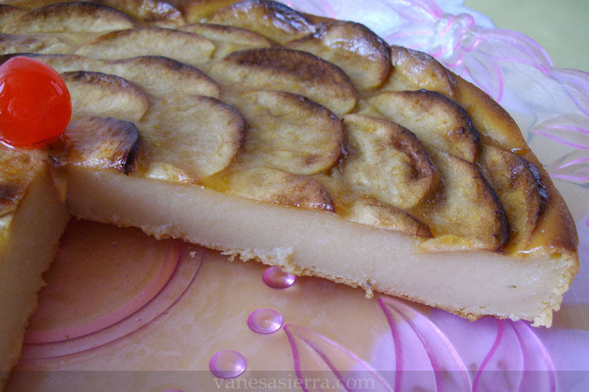 Tarta de manzana sin base