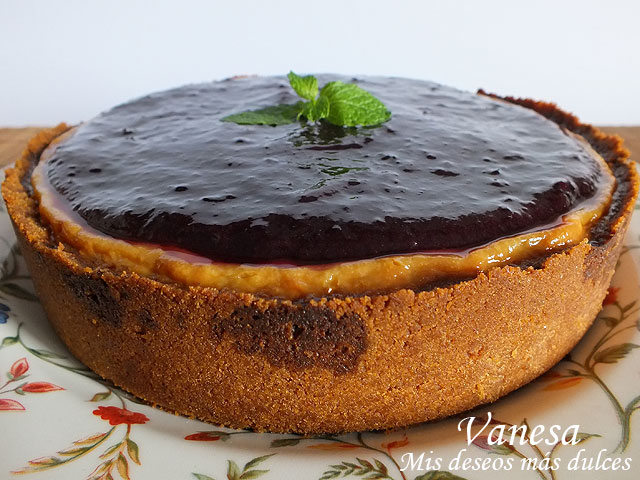 Tarta de queso con leche condensada