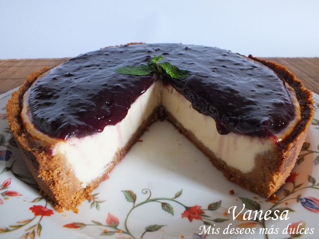 Tarta de queso con leche condensada