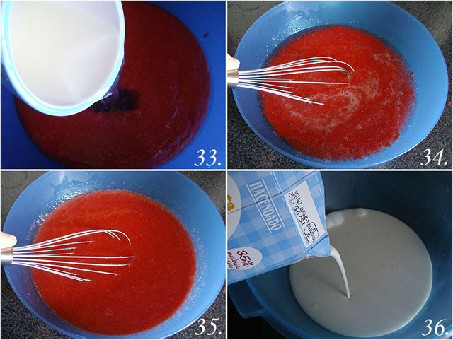 Tarta mousse de fresas y queso