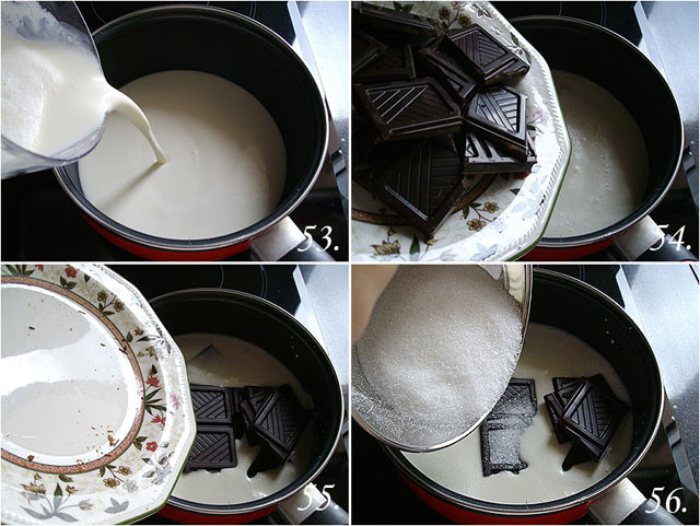 Tarta tres chocolates (paso a paso), preparación tradicional