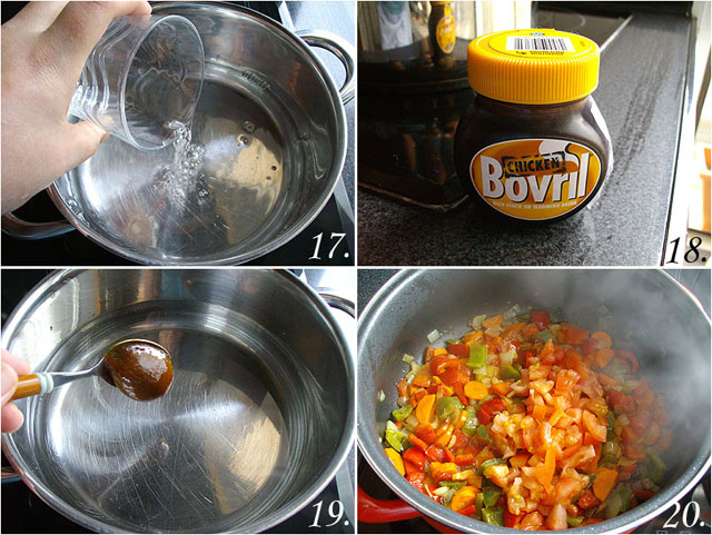 Arroz amarillo con jamoncitos de pollo