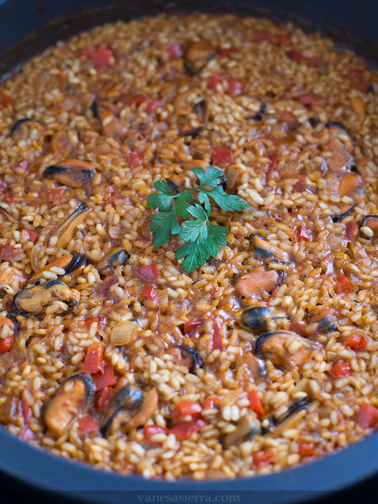 Arroz con mejillones