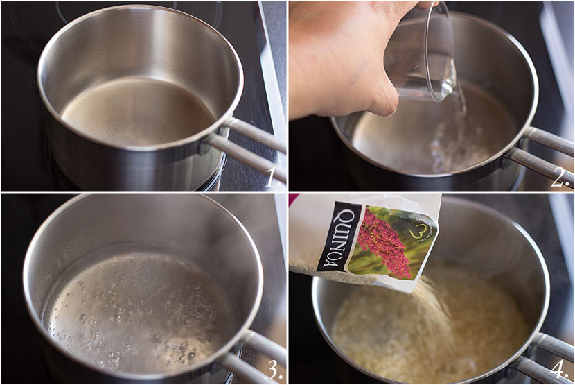 Quinoa con verduras y anacardos