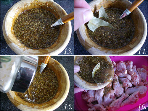 Jamoncitos de pollo en adobo al horno