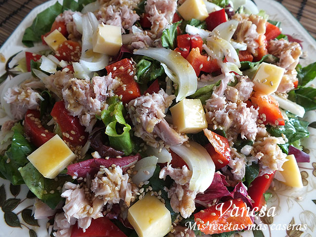 Ensalada con espinacas