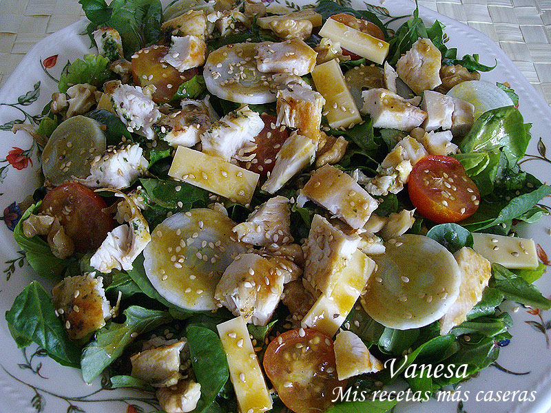 Ensalada de berros campestre