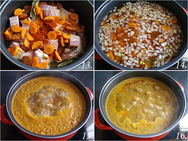 Lentejas compuestas con costillas