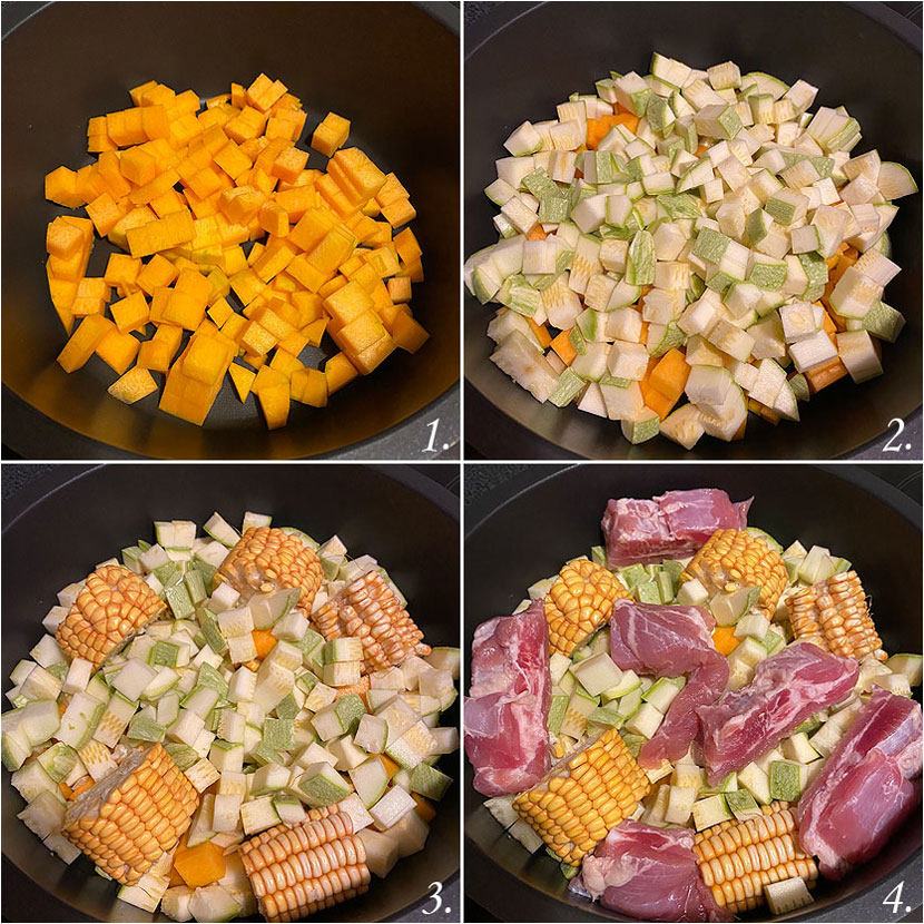 Potaje de verduras con berros