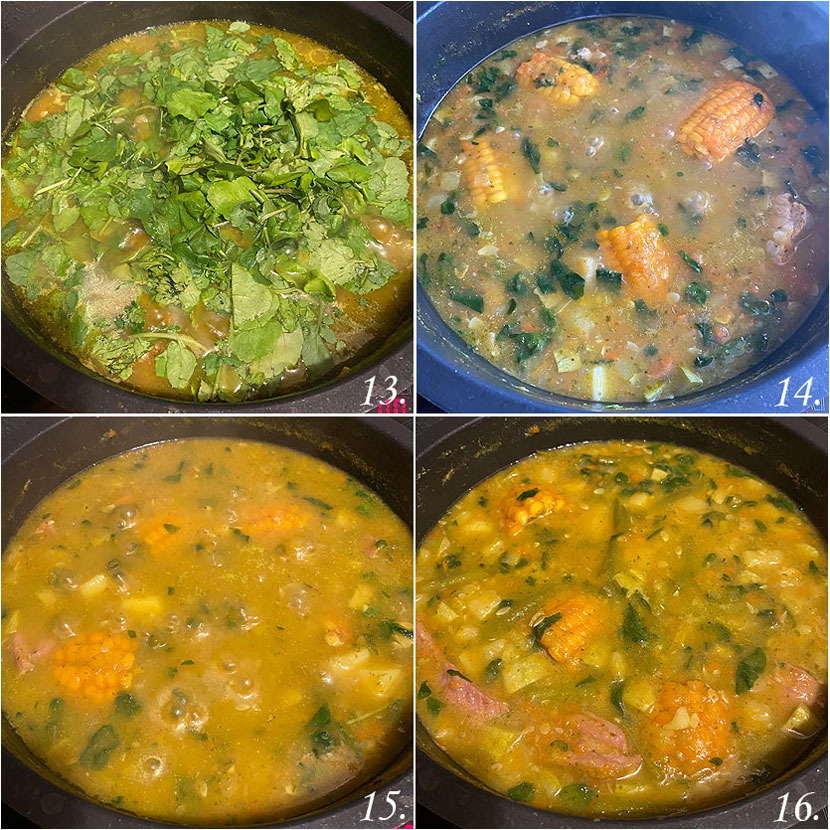 Potaje de verduras con berros