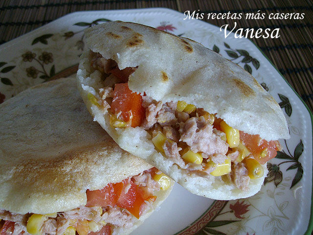 Arepas de atún