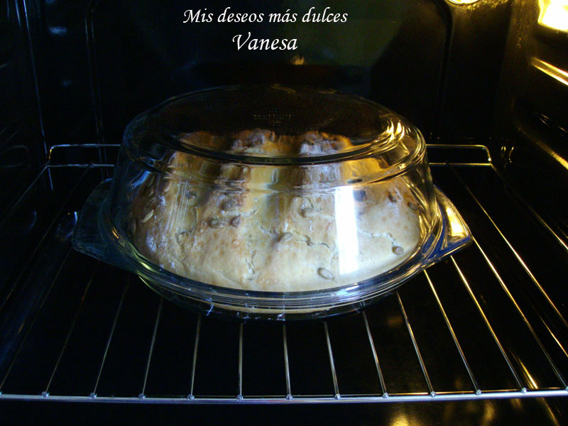 Pan de pipas en Pirex