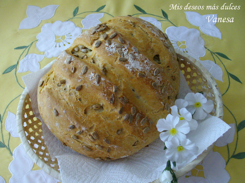 Pan de pipas en Pirex